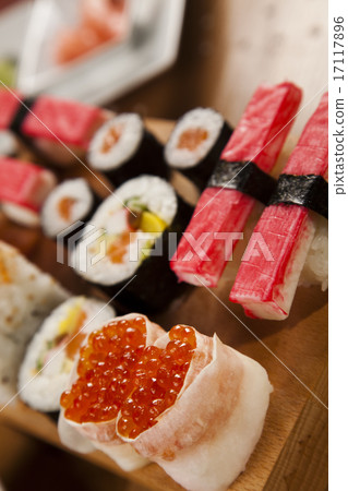 Sushi tasty traditional japanese food 17117896