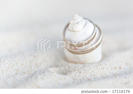 Romantic tropical scene on beach Romantic tropical scene on beach 17118179