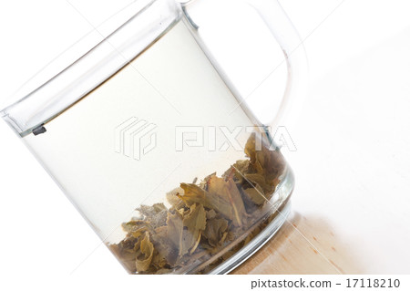 Green tea in glass cup Green tea in glass cup 17118210