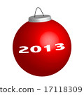 New year ball with number 2013 17118309