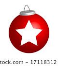 New year ball with star 17118312