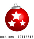 New year ball with star 17118313