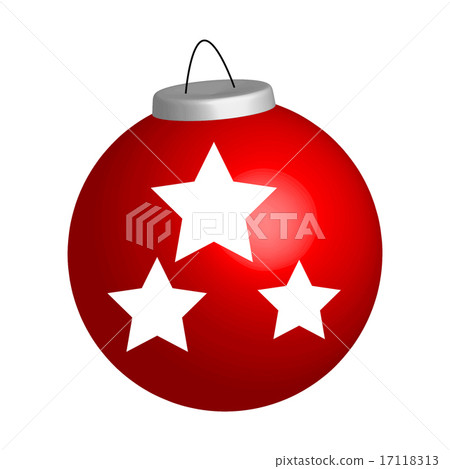 New year ball with star New year ball with star 17118313