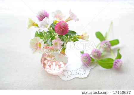 Arrangement of pink flowers 17118627