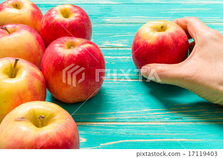 Hand Taking Apple Background Hand Taking Apple Background 17119403