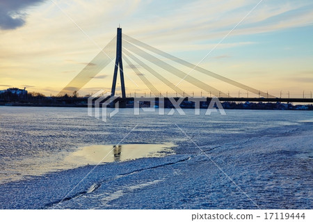 Bridge in Riga 17119444