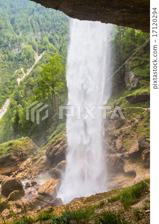Pericnik waterfall in Triglav National Park, Julian Alps, Slovenia. Pericnik waterfall in Triglav National Park, Julian Alps, Slovenia. 17120294