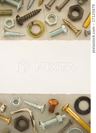 hardware tools at metal background 17120879