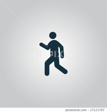 Man walk icon vector Man walk icon vector 17121787