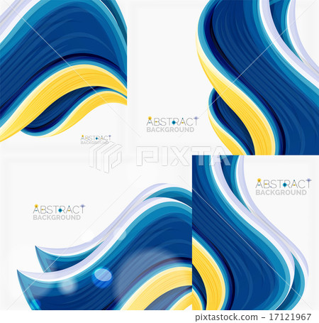 Solid Wave Background Abstract realistic solid wave background - Stock Illustration [17121967 ...