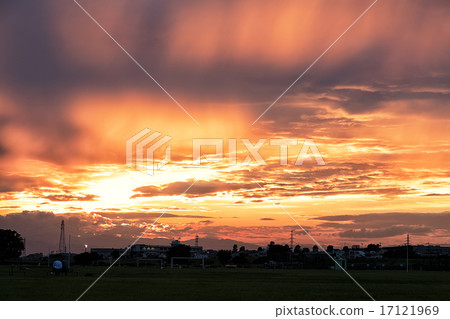 地面染成日落 17121969