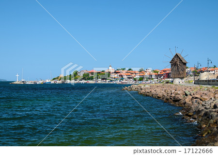 View on old city of Nessebar, Bulgaria 17122666