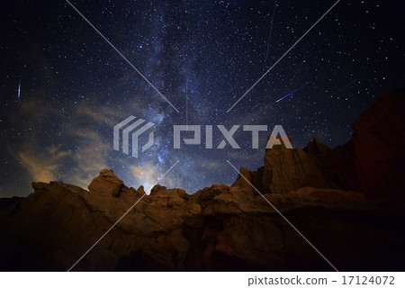 Perseid Meteor Shower & Milky Way at Desert Rock Perseid Meteor Shower & Milky Way at Desert Rock 17124072
