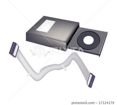 Open CD-ROM Disk Drive for Desktop Computer Open CD-ROM Disk Drive for Desktop Computer 17124179