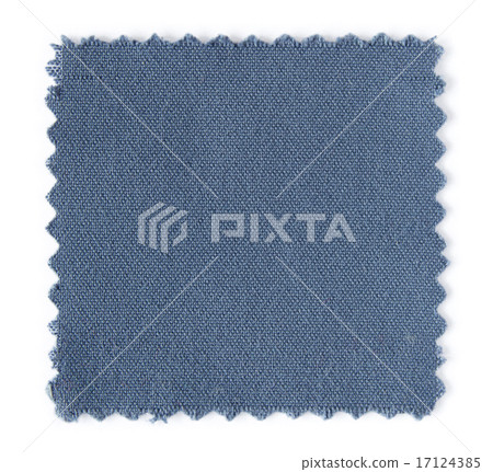 blue fabric swatch samples isolated on white 17124385