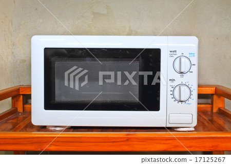 Microwave oven on the table 17125267
