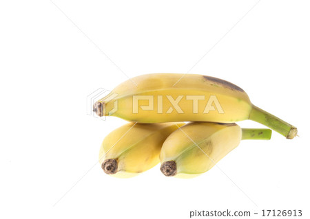 Cultivated Banana, Thai Banana isolated on white Cultivated Banana, Thai Banana isolated on white 17126913