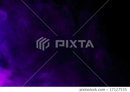 Abstract purple smoke hookah on a black background Abstract purple smoke hookah on a black background 17127535