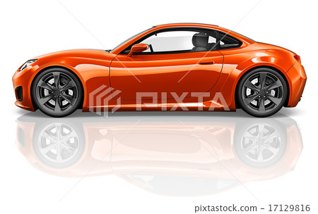 3D Sport Car Vehicle Transportation Illustration Concept 3D Sport Car Vehicle Transportation Illustration Concept 17129816