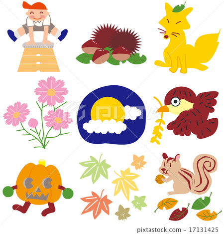 Autumn's icon 9 kinds set 17131425