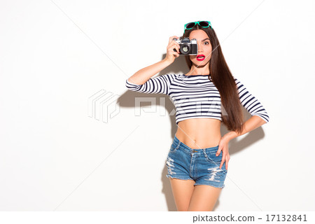 Creative concept of beautiful sexy girl 17132841