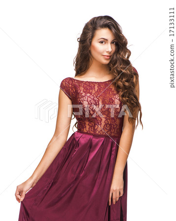 Beautiful woman in evening dress Beautiful woman in evening dress 17133111