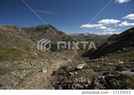 Besseggen Ridge in Jotunheimen Park, Norway 17135055