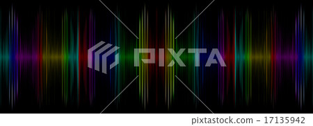 Abstract multicolored sound equalizer display. Abstract multicolored sound equalizer display. 17135942