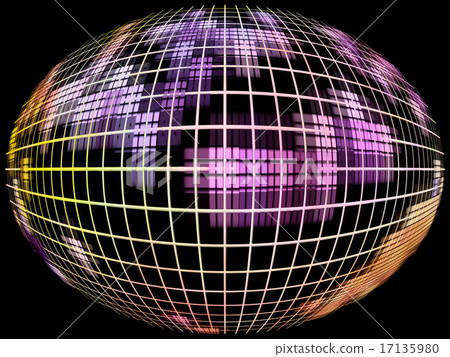 Abstract globe silhouette.Communication concept. Abstract globe silhouette.Communication concept. 17135980