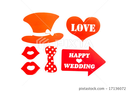 Photobooth Birthday and Party Set - glasses, hats, crowns, masks, lips, mustaches 17136072