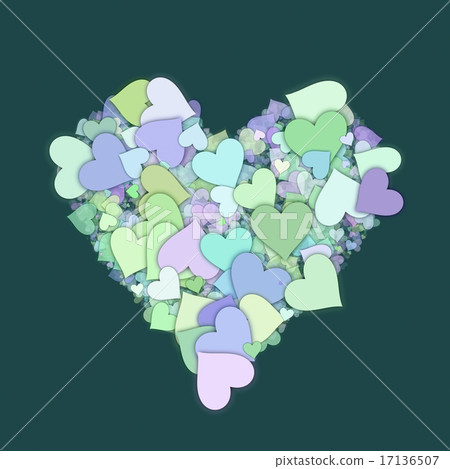 Love heart Valentine shape Love heart Valentine shape 17136507