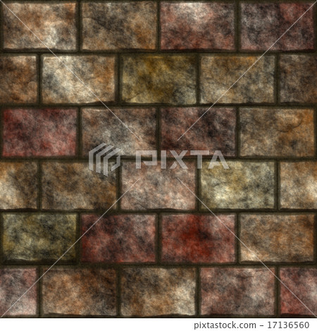 Stone wall seamless generated texture 17136560