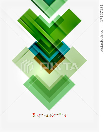 Clean colorful unusual geometric pattern design 17137181
