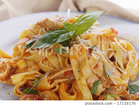 Fettuccine Pasta with Chicken 17138176