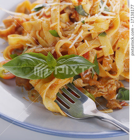 Fettuccine Pasta with Chicken 17138177
