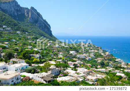 View of the sea and capital of Marina Grande in the capital of Italy 17139872
