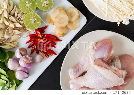 Thai Tom Yum Soup Ingredients Thai Tom Yum Soup Ingredients 17140624