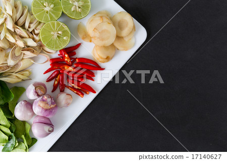 Thai Tom Yum Soup Ingredients Thai Tom Yum Soup Ingredients 17140627