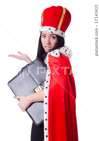Queen businesswoman in business concept Queen businesswoman in business concept 17141633