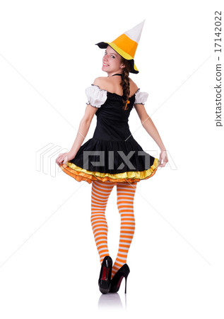 Young woman in traditional german costume 17142022