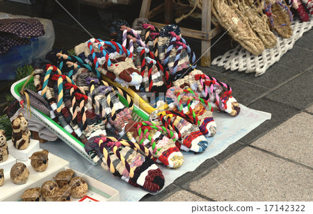 Handmade sandals in Oku Nojima morning market Handmade sandals in Oku Nojima morning market 17142322