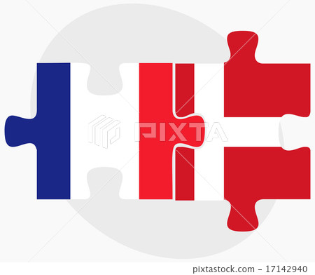 France and Kingdom of Denmark Flags France and Kingdom of Denmark Flags 17142940