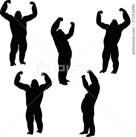 gorilla silhouette 17143099