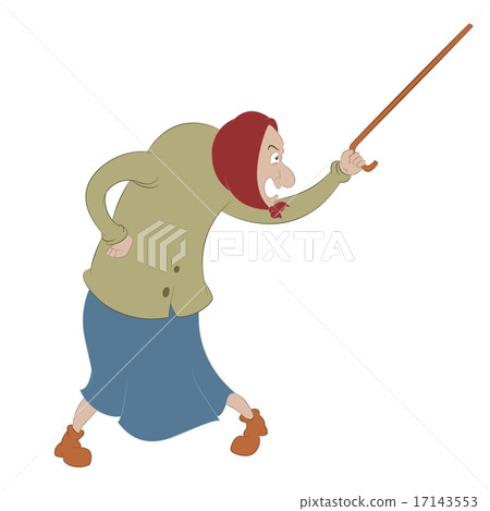 Evil old woman 17143553