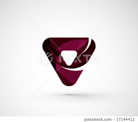 Abstract geometric company logo triangle, arrow 17144412