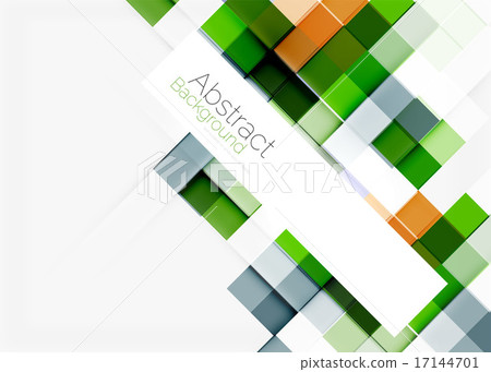 Square shape mosaic pattern design. Universal modern composition 17144701