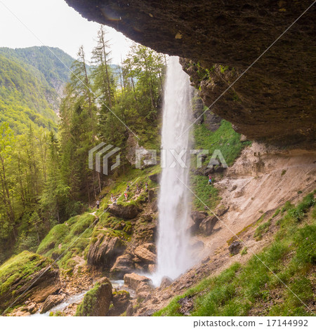 Pericnik waterfall in Triglav National Park, Julian Alps, Slovenia. 17144992