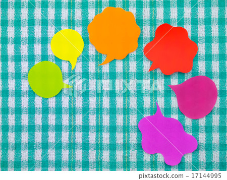 Colorful Balloons (Green Fabric Background) 17144995