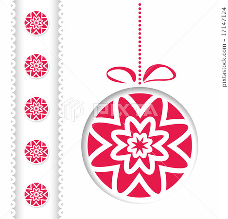 Illustration abstract Christmas card 17147124