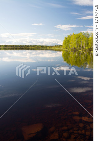 Lake in Lapland, Finland 17147719